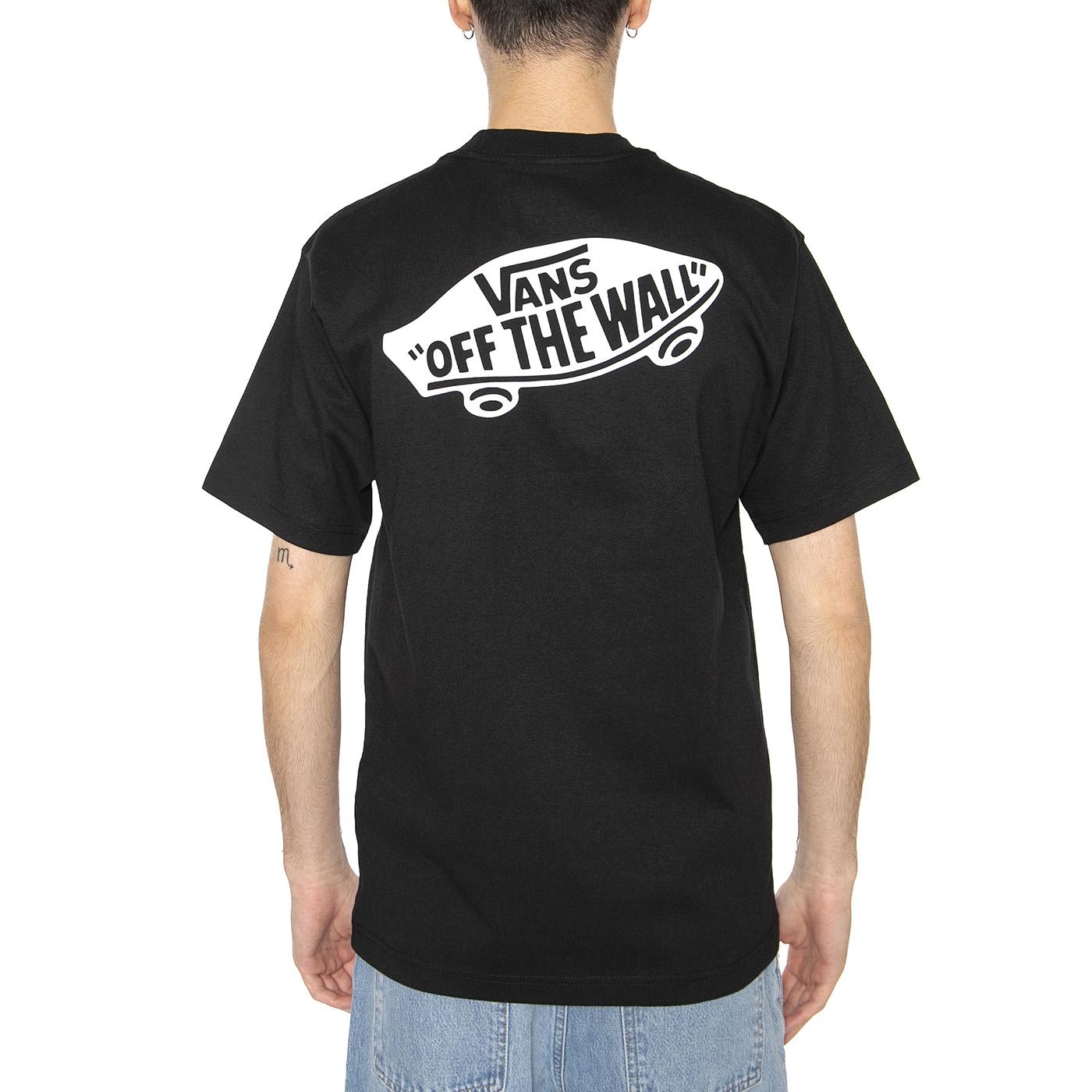 Style 76 II Loose SS Tee Black / White - Maglietta Girocollo Uomo Nera VN000P50Y281  VANS 