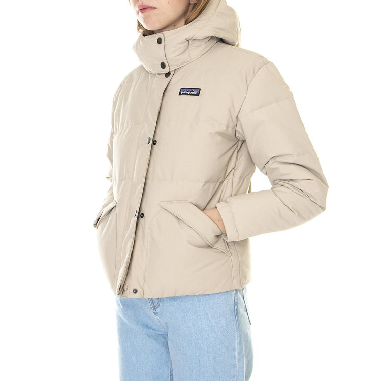 W's Downdrift Jkt Oar Tan - Giacca Invernale con Cappuccio Donna Beige 20625-ORTN  PATAGONIA 