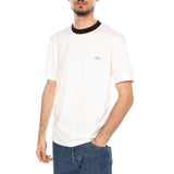 T-SHIRT WHITE - T-Shirt Lacoste Encolure Ras du Cou Homme Blanc Homme LACOSTE