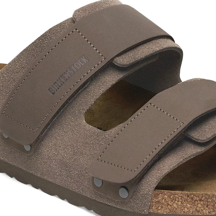 Uji Concrete Gray, Suede Leather / Nubuck - Sandali Uomo Grigi 1029259  BIRKENSTOCK 