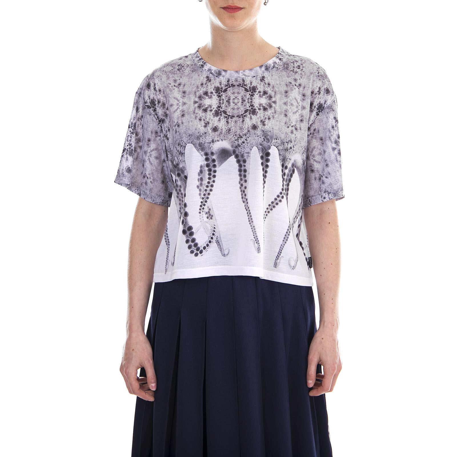 W-OCTOPUS CROPPED TEE W-Sublimated REALWHITE 18SOTS07W-REALWHITE-W  OCTOPUS 