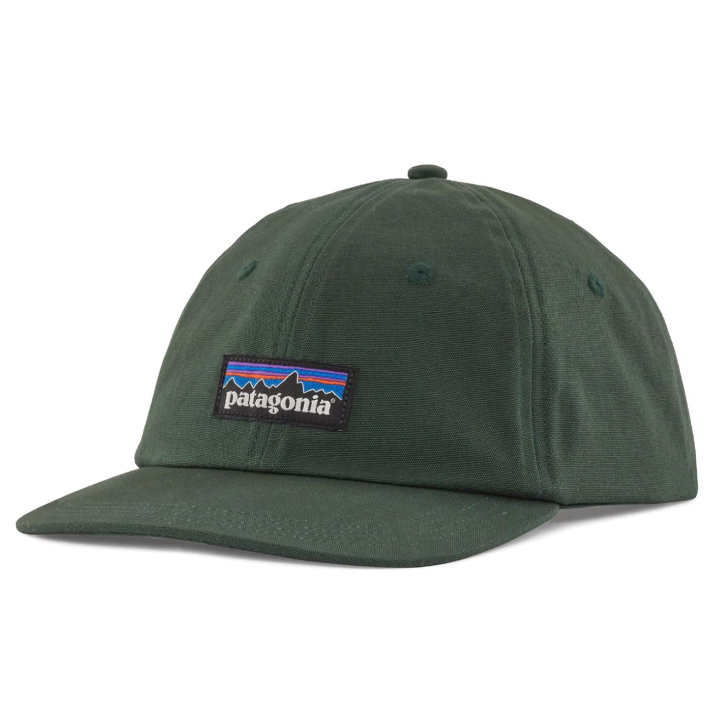P-6 Label Trad Cap Pinyon Green - Cappellino con Visiera Verde 38296-PIGN  PATAGONIA 