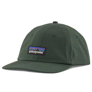 P-6 Label Trad Cap Pinyon Green - Cappellino con Visiera Verde 38296-PIGN  PATAGONIA 