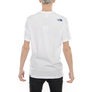 S/S FINE TEE TNF White / Turkish Sea T0CEQ52GQ  THE NORTH FACE 