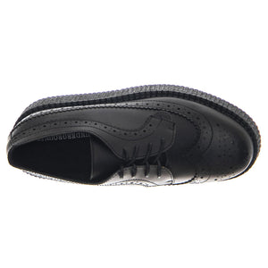 Macbeth Black Leather - Scarpe Stringate Profilo Basso Donna Nere 24464_4  UNDERGROUND 