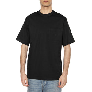 Men's SS Dome Relaxed Pocket Tee - Maglietta Girocollo Uomo Nera NF0A8C3PJK31  THE NORTH FACE 