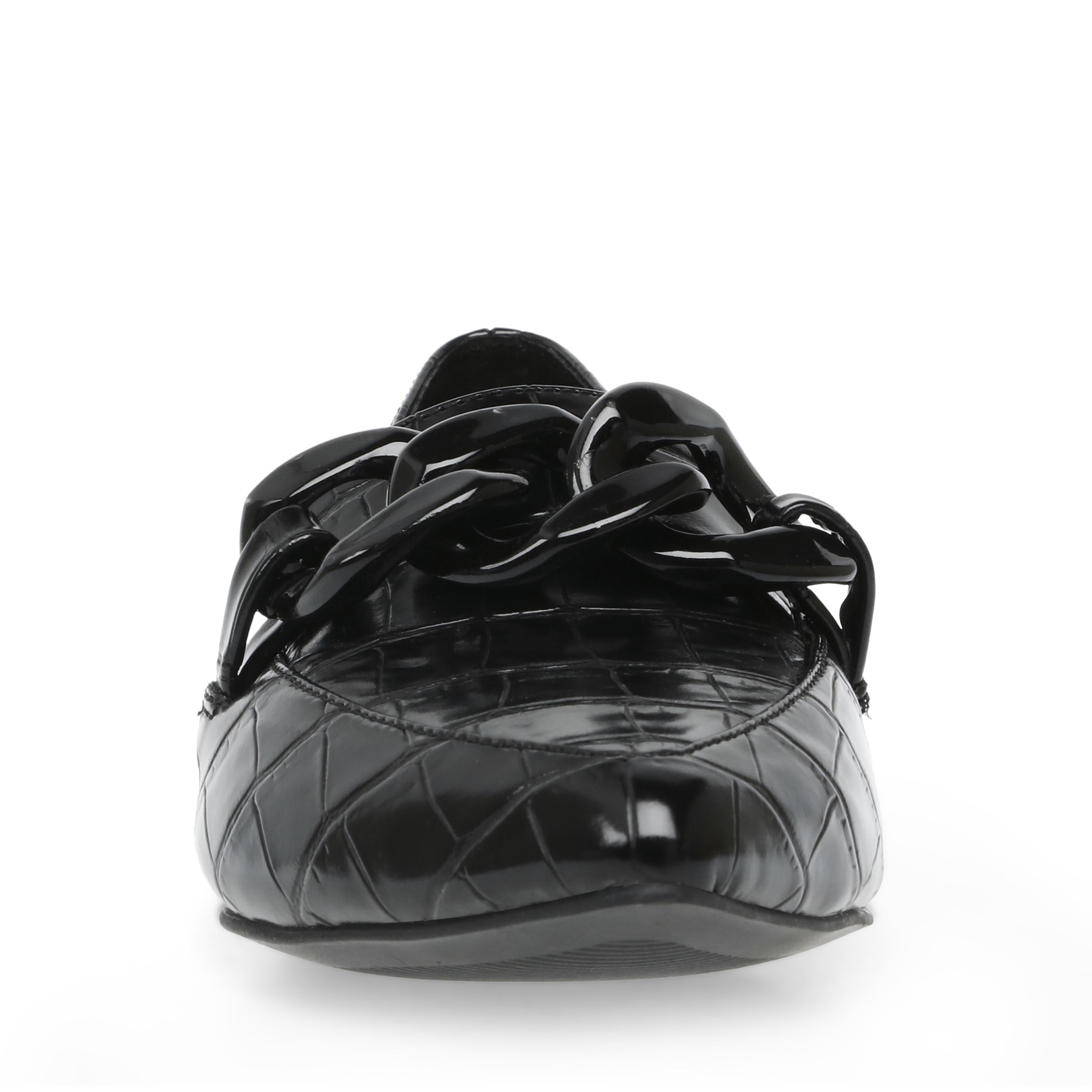 Famed Black Croc - Scarpe Basse Donna Nere SMSFAMED-BLA  STEVE MADDEN 