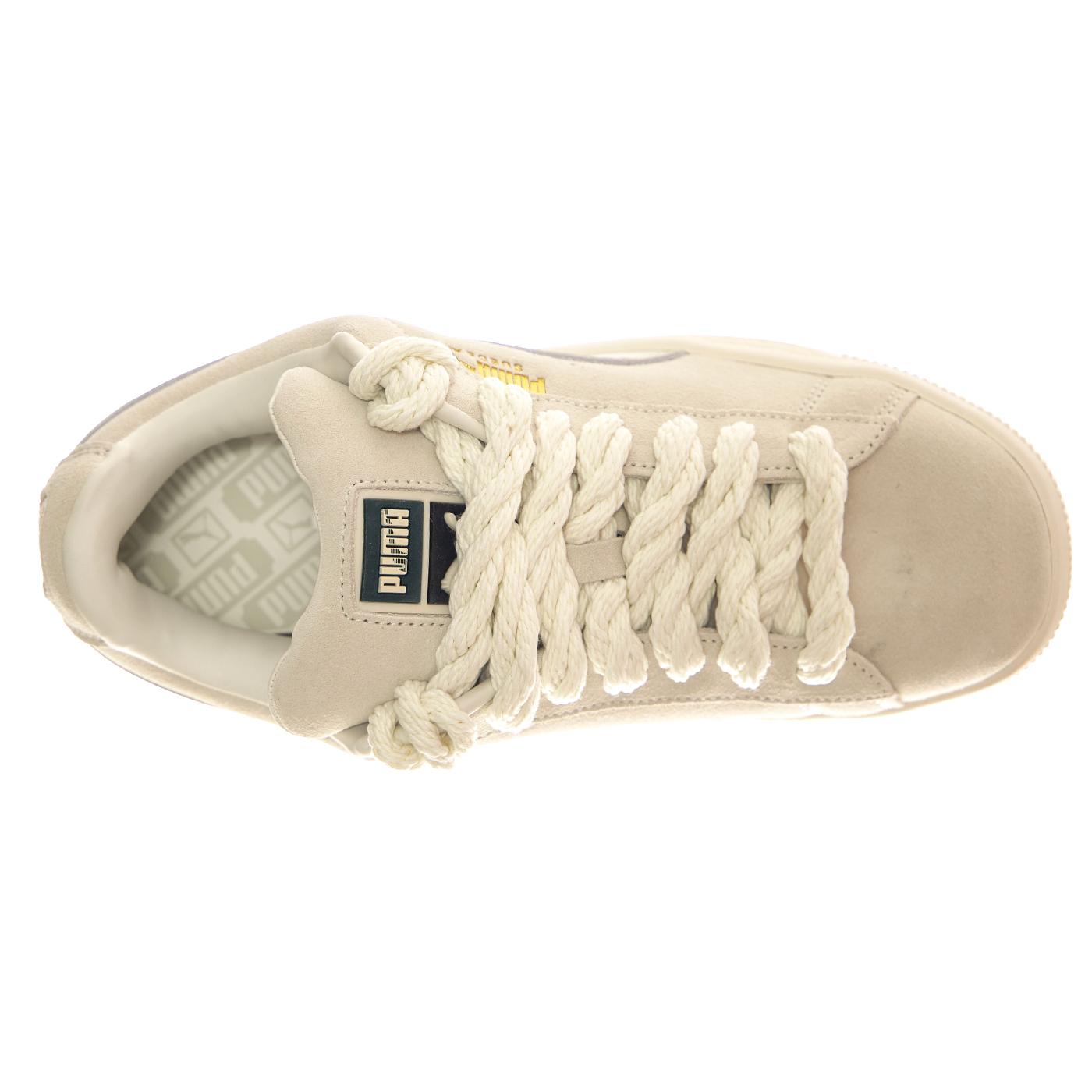 Suede XL Rope Frosted Ivory / Vapor Grey - Scarpe Stringate Profilo Basso Donna Grige 398708-01  PUMA 