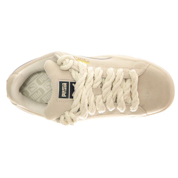 Suede XL Rope Frosted Ivory / Vapor Grey - Scarpe Stringate Profilo Basso Donna Grige 398708-01  PUMA 