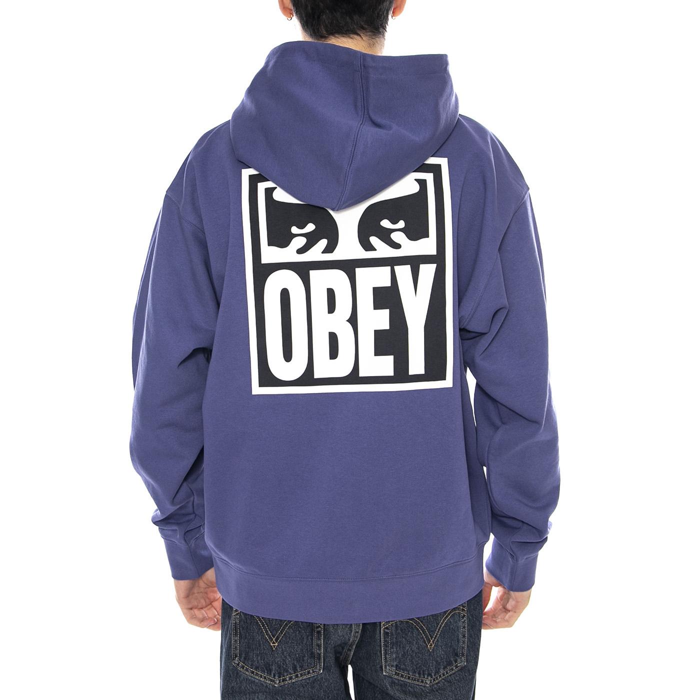 Obey Eyes Icon 2 Fleece -- Felpa Uomo Skipper Blu 117462142 SIB OBEY 