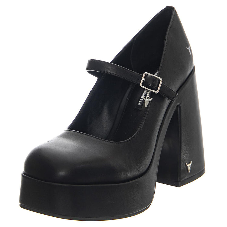 Kisses Black Leather - Scarpe Donna Nere WSSKISSES-BLK  WINDSOR SMITH 