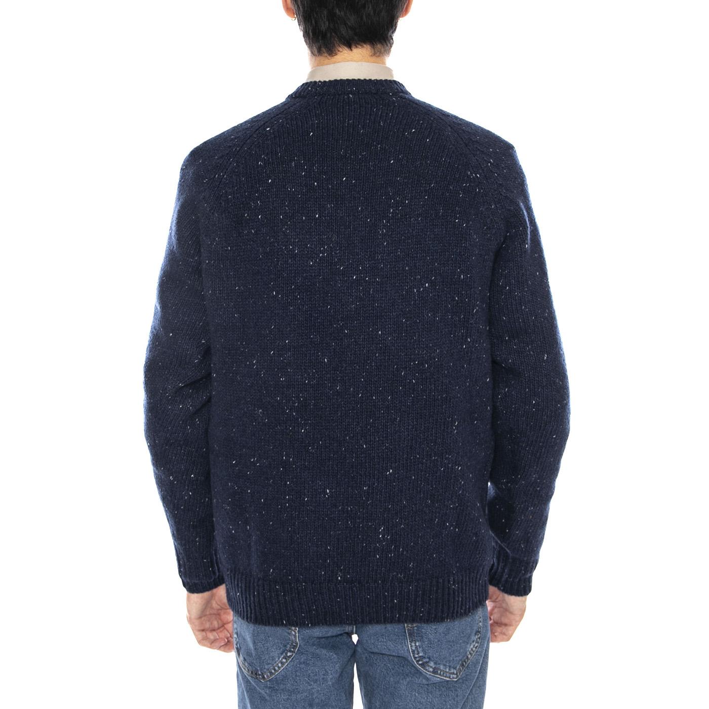 Anglistic Sweater Speckled Jupiter - Maglione Girocollo Uomo Blu I010977.3ATXX  CARHARTT WIP 