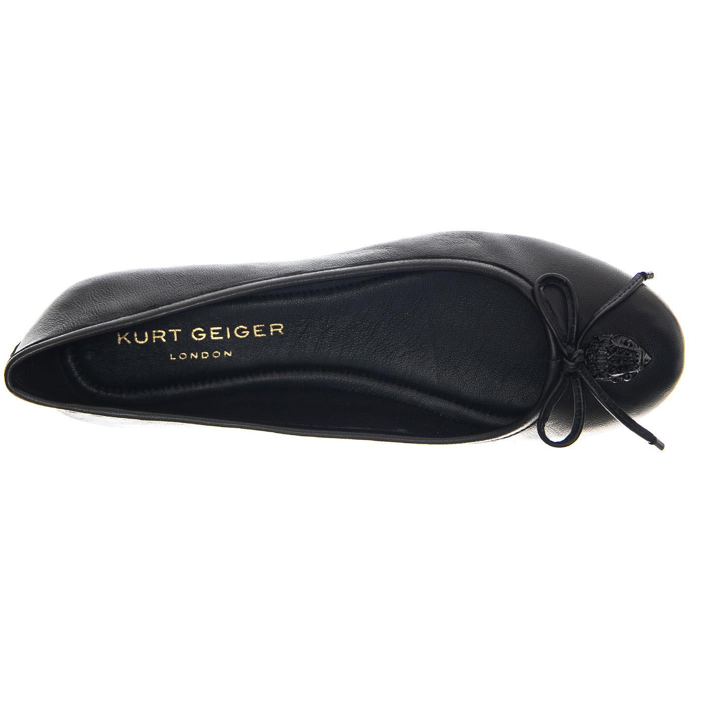 Eagle Ballerina Black Leather - Scarpe Profilo Basso Donna Nere KGS9790600109-00  KURT GEIGER 