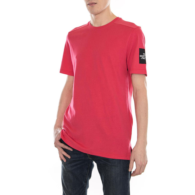 M S/S FINE 2 TEE  RASPBERRY RED T93BP7ZCX  THE NORTH FACE 