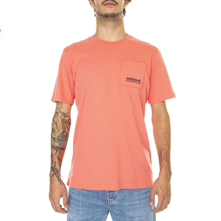 Adidas Adventure C-Butterfly Pocket - Maglietta Girocollo Uomo Rosa HF4796  ADIDAS 