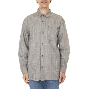 Bakerhill Shirt Dark Brown - Camicia Uomo Multicolore DK0A4Y12DBX1  DICKIES 