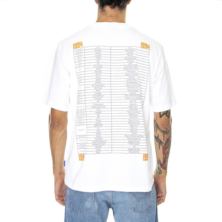 1994 White - Maglietta Girocollo Uomo Bianca S22T1994WHT  USUAL 