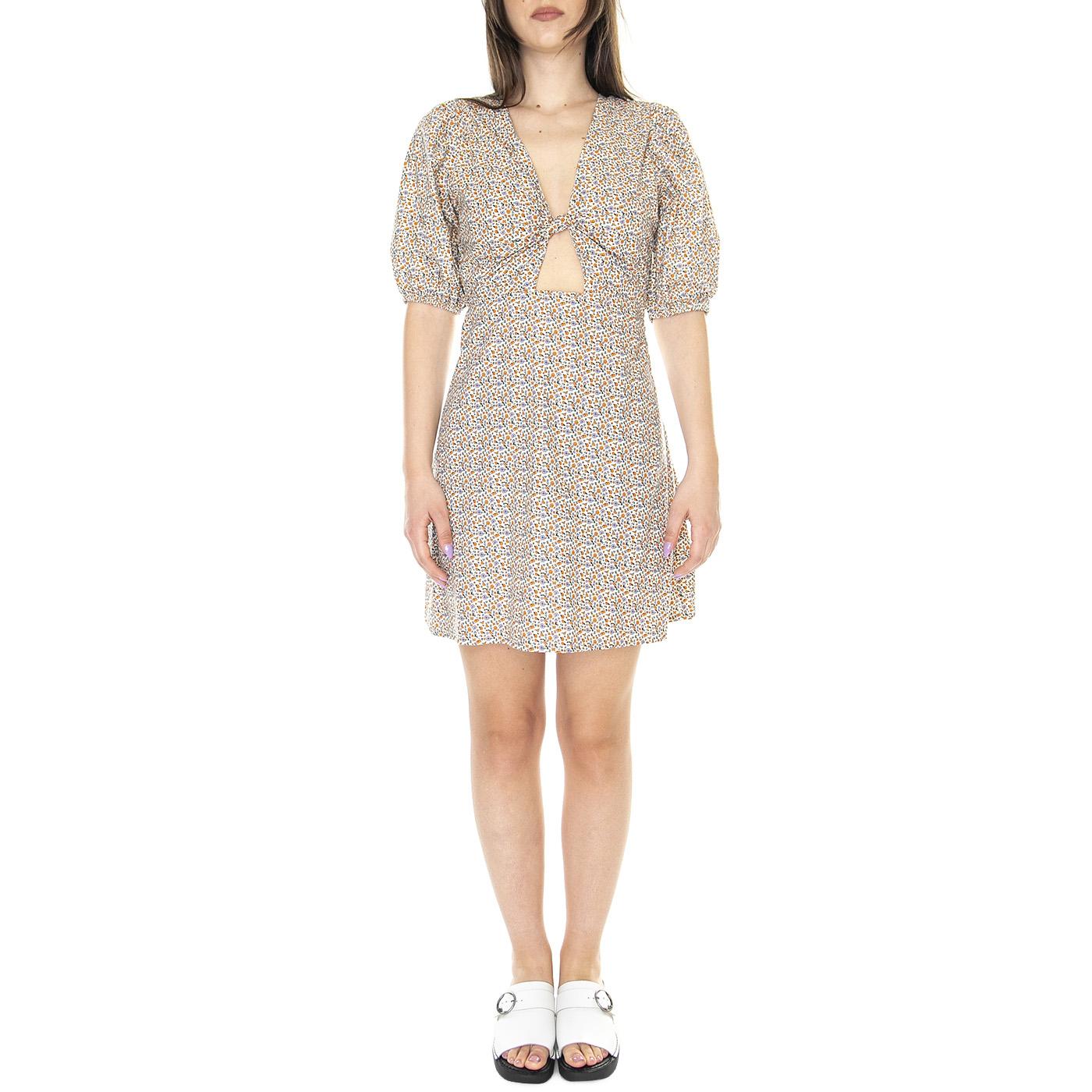 W' Vestido Corto Cut Out con Estampado Floral - Abito Donna Multicolore 31W/41218  WILD PONY 