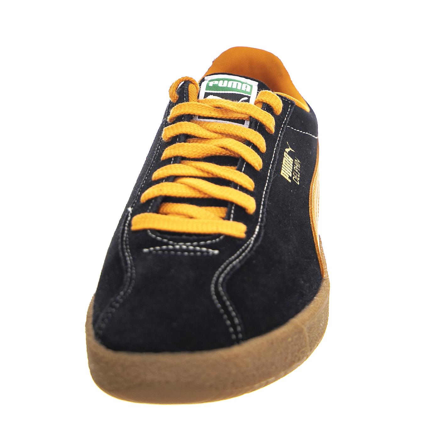 Delphin Puma Black / Pumpkin Pie Shoes - Scarpe Stringate Profilo Basso Uomo Nere 390685-08  PUMA 