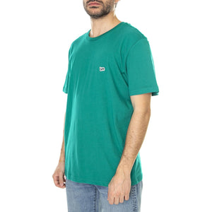 SS Patch Logo Tee Enigma Green - Maglietta Girocollo Uomo Verde L60UFQA1  LEE 