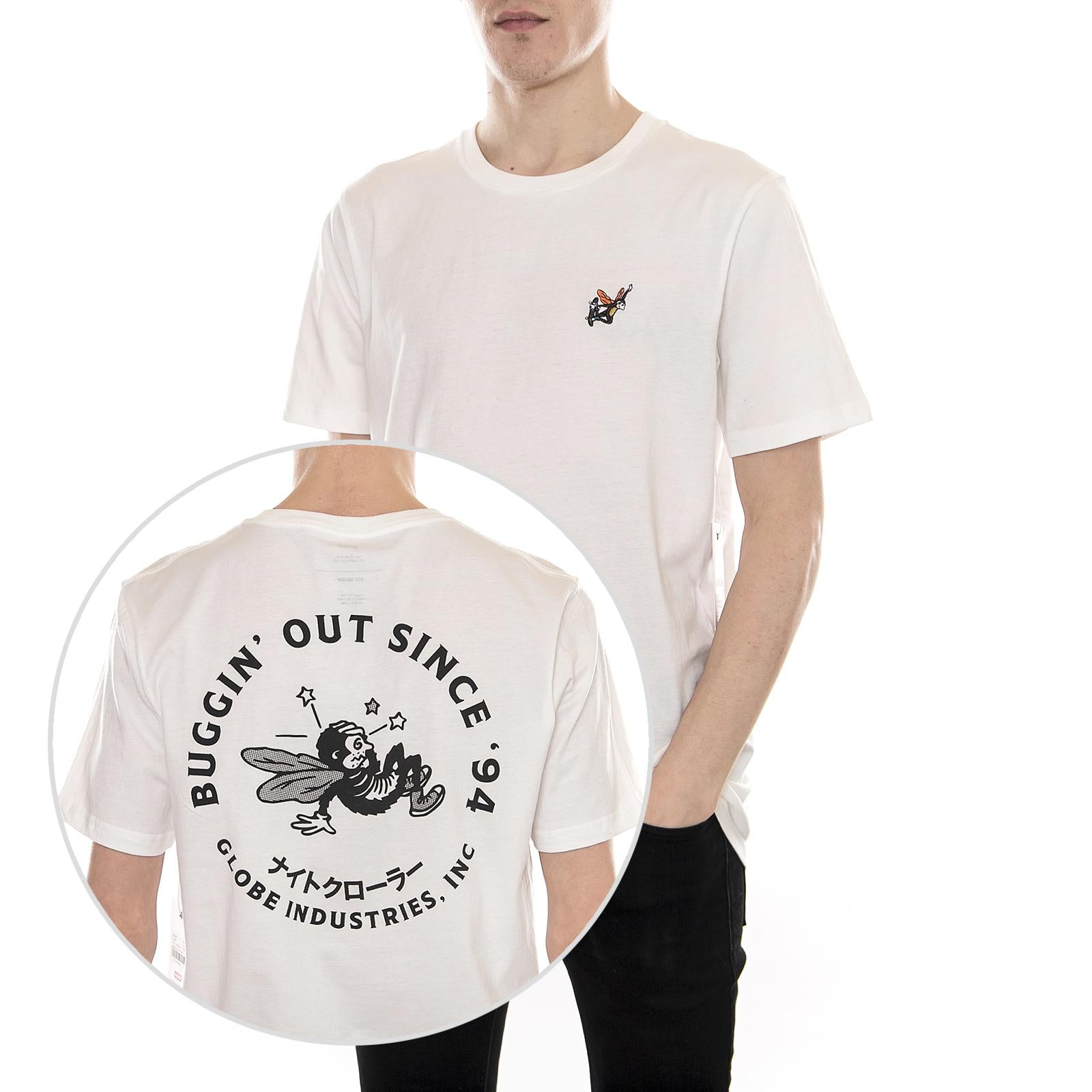 Buggin Out Tee BLANC GB01710009-BLC  GLOBE 