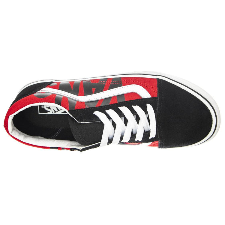 Old Skool Black / Red - Scarpe Stringate Profilo Basso Uomo Nere / Rosse VN0A4VHV7WL1  VANS 