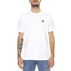 Essentials - Maglietta Girocollo Uomo Bianca GN3415  ADIDAS 