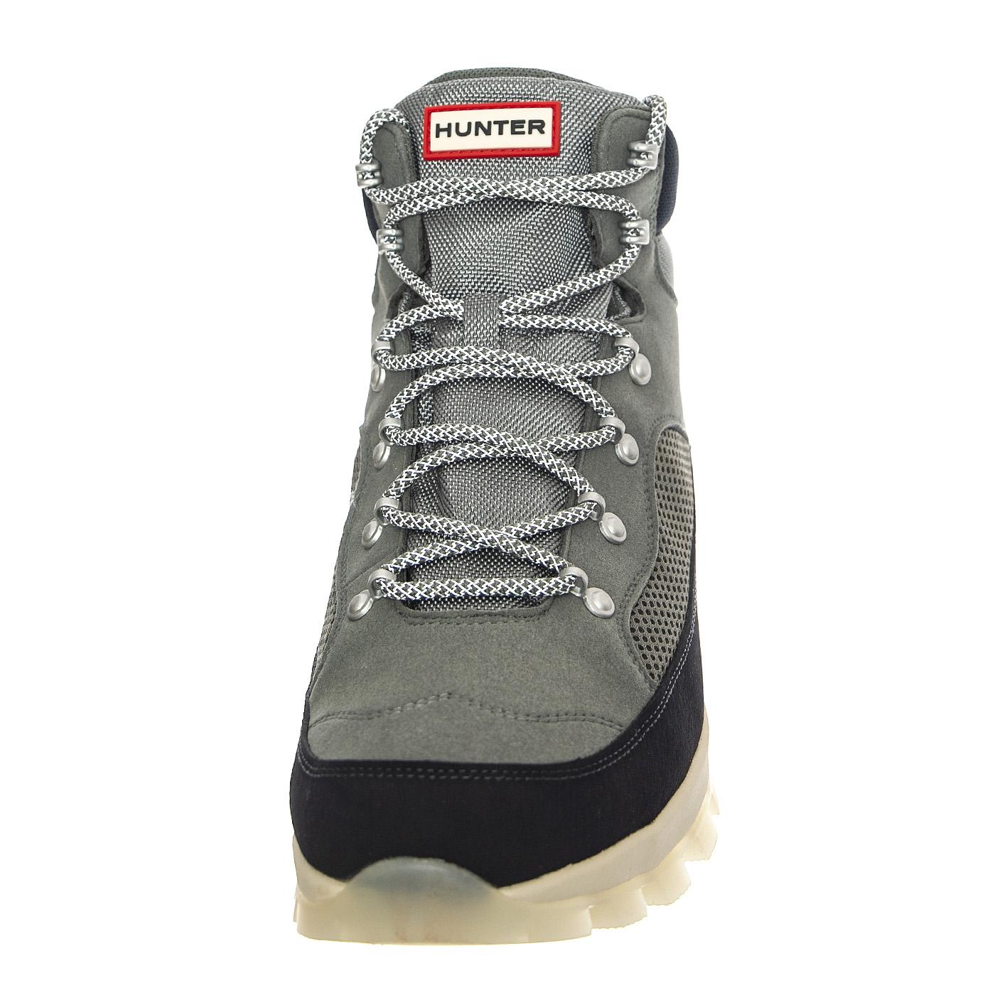 Explorer Boot Urban Grey / X-Ray Navy - Scarpe Stringate Profilo Alto Uomo Grigie HUMMFS9015NYL-UXN  HUNTER 