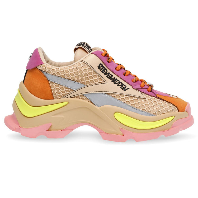 Zoomz Nat / Org - Scarpe Stringate Profilo Basso Donna Multicolore SMPZOOMZ-NAT  STEVE MADDEN 