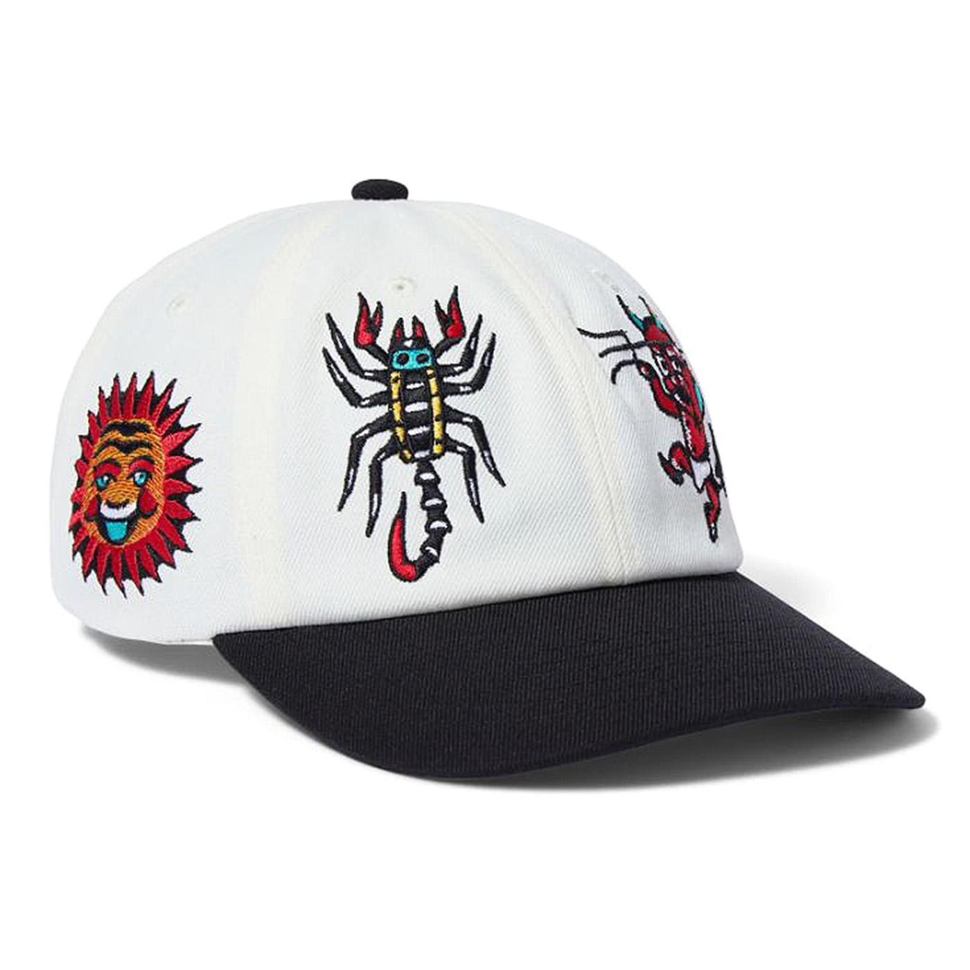 Bledsoe 6 Panels Snapback - Cappellino con Visiera Bianco HT00838-NATUR  HUF 