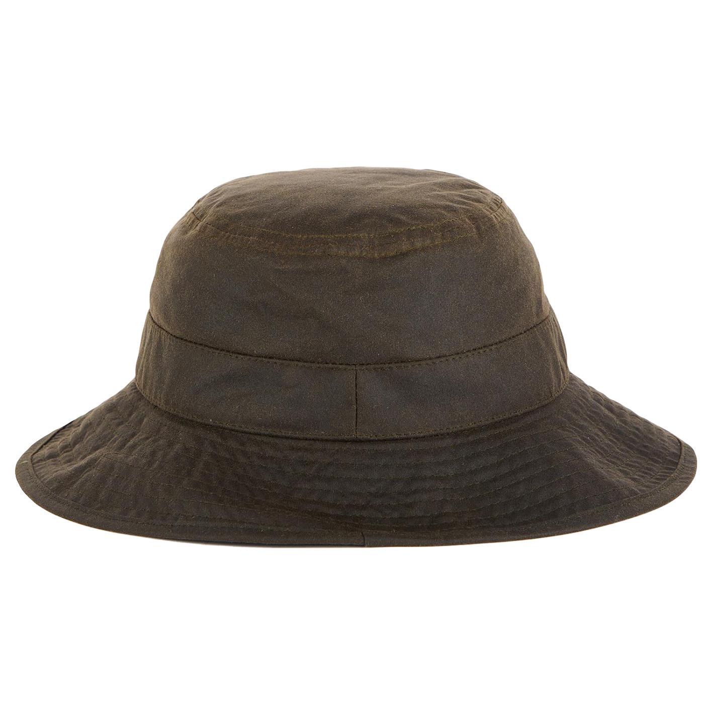 Milton Wax Sports Hat Olive - Cappello Marrone 222MMHA0774-OL71  BARBOUR 