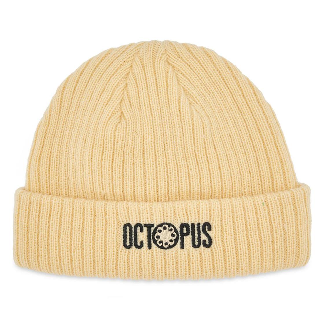 Fisherman Beanie Beige - Cappellino a Cuffia Beige 22WOBN30  OCTOPUS 