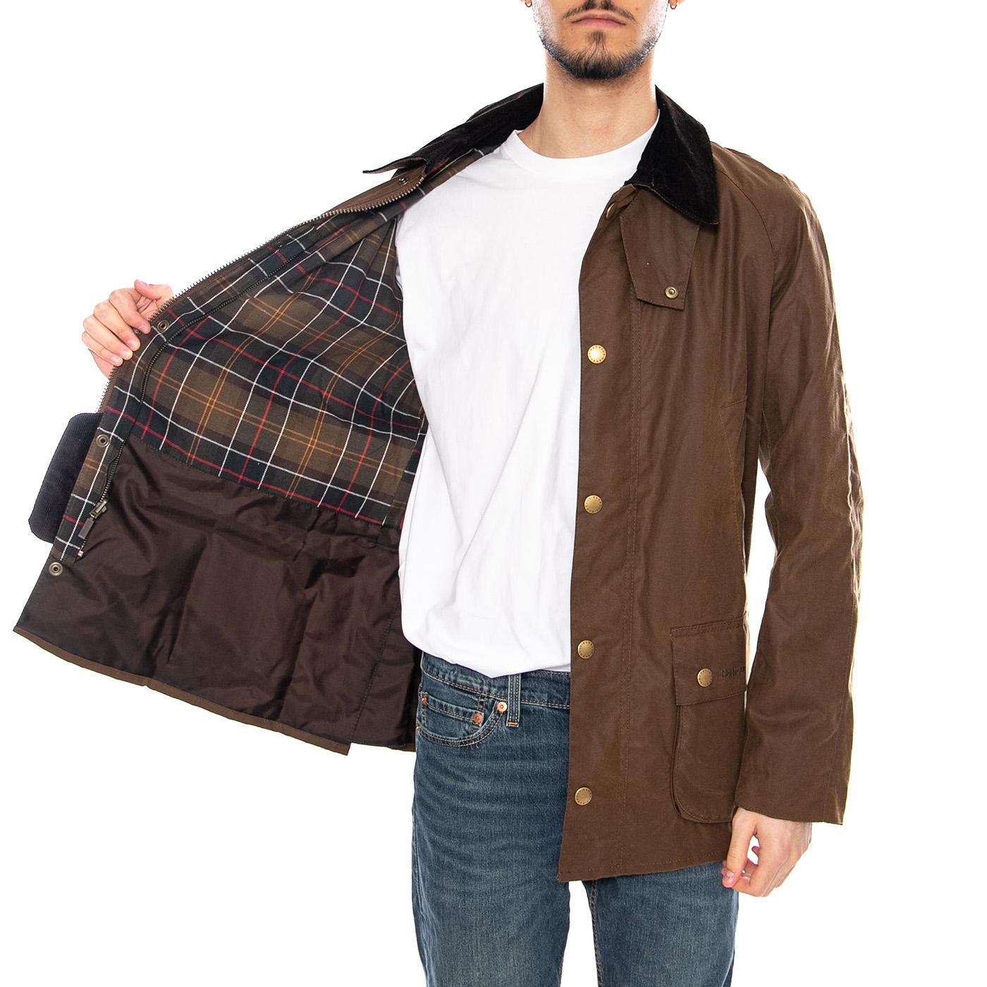 Ashby Wax Jacket Bark - Giacca Uomo Marrone MWX0339 BR31 BARBOUR 