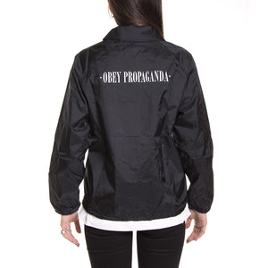 NEW TIMES COACHES JACKET WO S BLACK 225000002-BLK  OBEY 