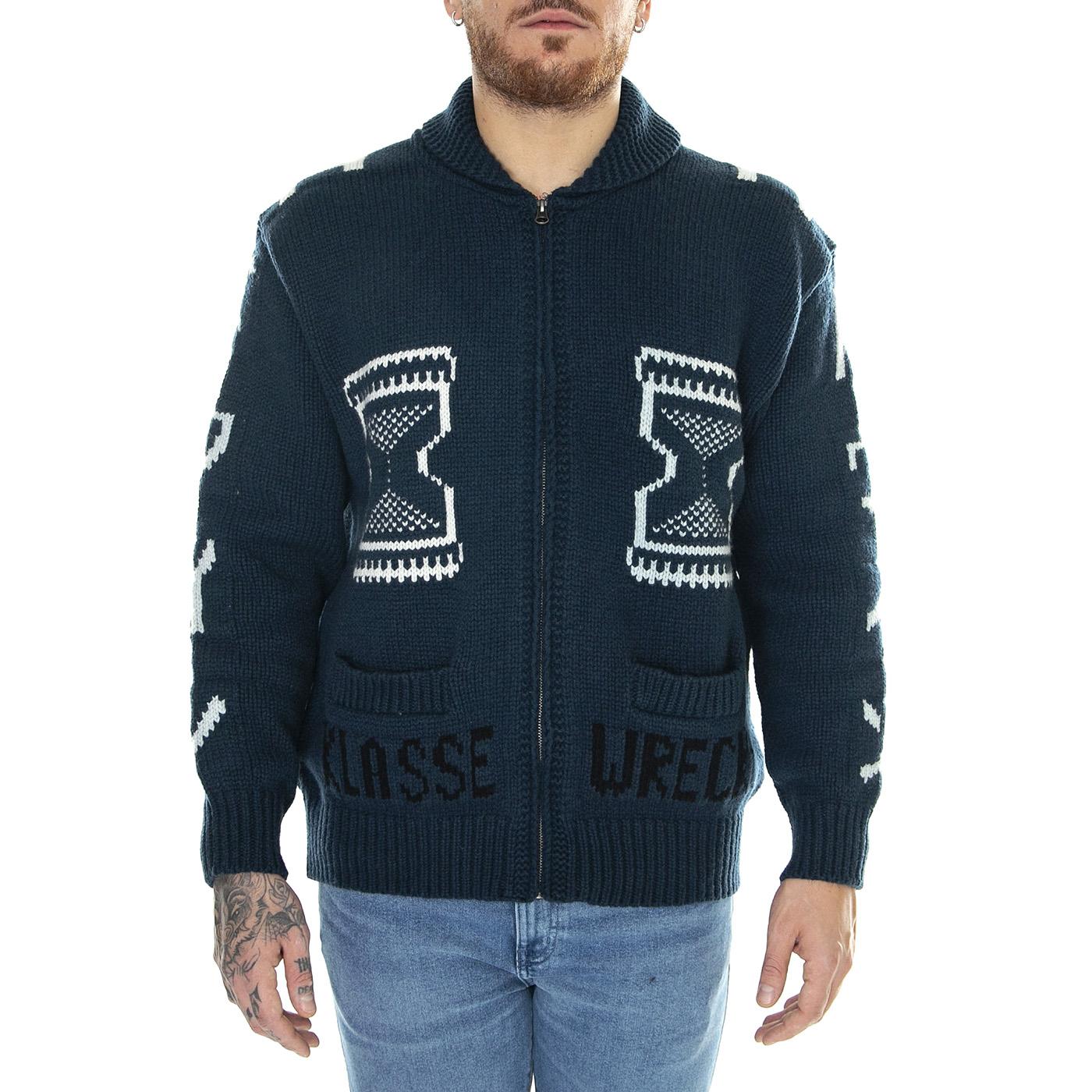Timer Cardigan Navy - Cardigan Uomo Blu / Multicolore I032948.77.67.  EDWIN 