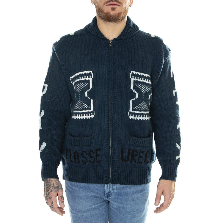 Timer Cardigan Navy - Cardigan Uomo Blu / Multicolore I032948.77.67.  EDWIN 