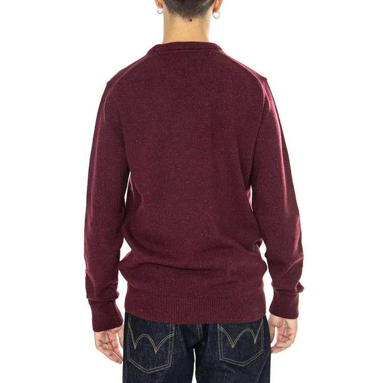 Essential Crew Ruby - Maglione Girocollo Uomo Bordeaux MKN0844-RE56  BARBOUR 