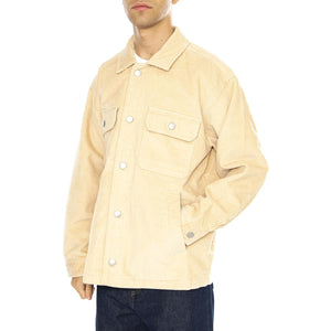 Benny Cord Shirt Jacket Irish Cream - Giacca Uomo Beige 121160050-IRC  OBEY 