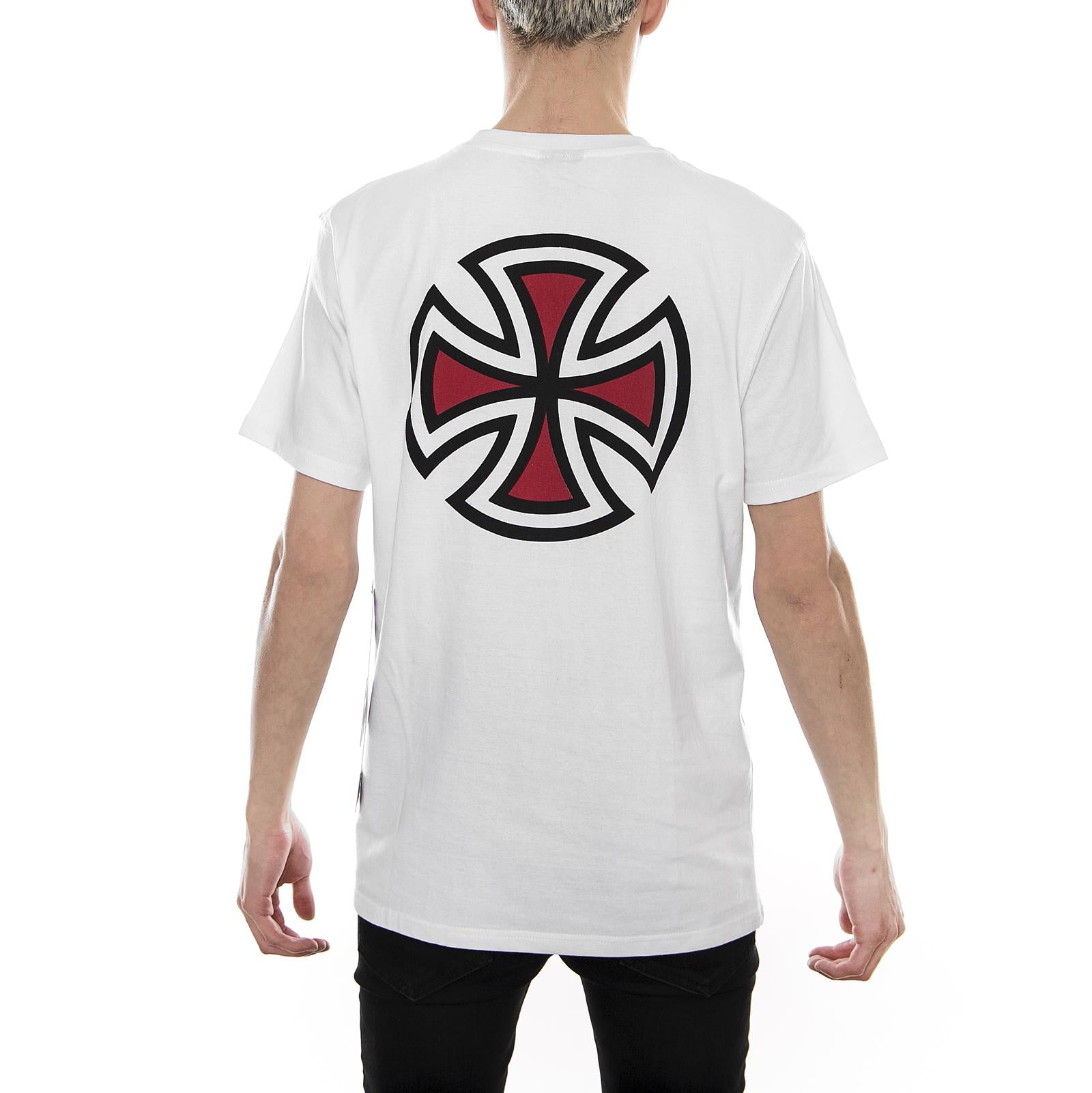 Bar Cross White INA-TEE-Bar Cross White  INDEPENDENT 