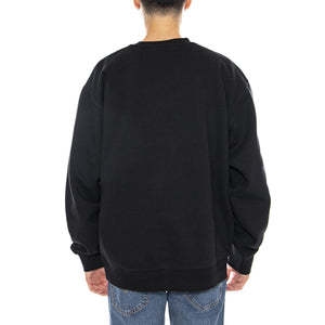 Established Works Bold Crew Black -- Felpa Girocollo Uomo Nera 112480122 BLK OBEY 