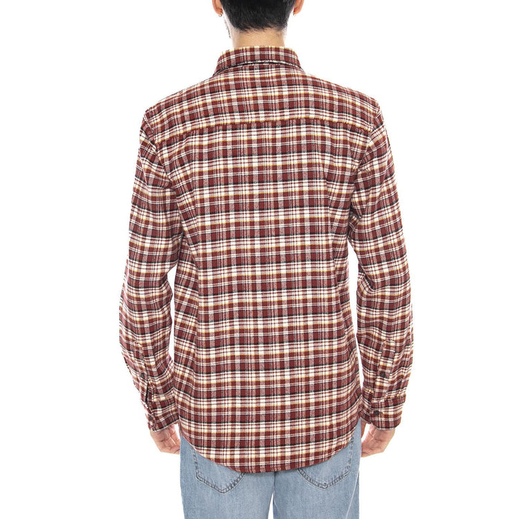 Willshirt Fired Brick - Camicia Uomo Multicolore 112378523 . WRANGLER 