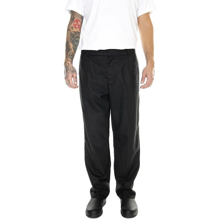 Zig Pant Black / White Line Stripes - Pantaloni Uomo Neri I032600.1WY.67.30  EDWIN 