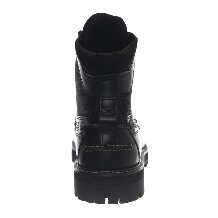 Britton Road Mid Lace Up -- Stivali Uomo Nero Pelle Full Grain TB0A697H W021 TIMBERLAND 