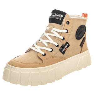 PALLATOWER HI NUDE DUST - Stivaletti Stringati Donna Beige PAS98573-662-M . PALLADIUM 