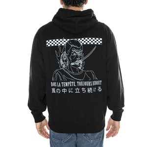 Dans La Tempete Hoodie Sweat Black - Felpa con Cappuccio Uomo Nera I033477.89.67.  EDWIN 