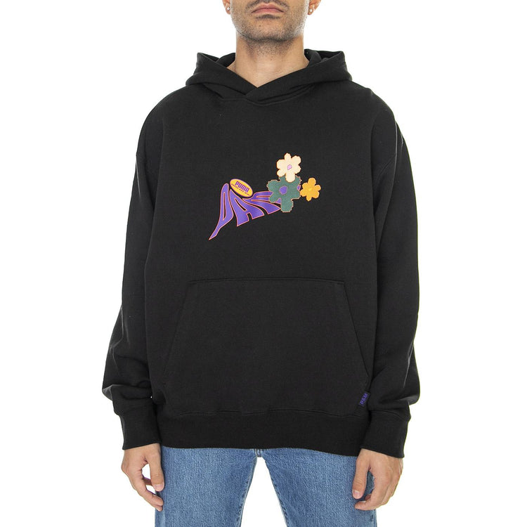 Puma  x P.A.M. Hoodie Black - Felpa con Cappuccio Uomo Nera 536005-01  PUMA 