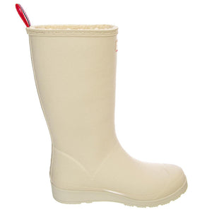 Play Tall Sherpa Boot White Willow - Stivali Profilo Medio Donna Bianchi HUSWFT2235RMA-WHW  HUNTER 
