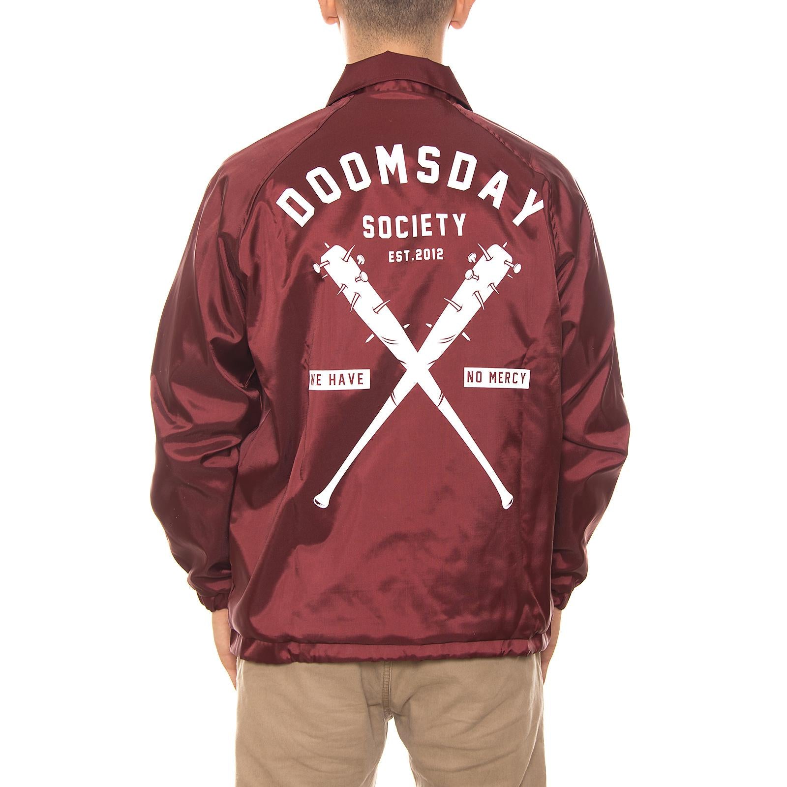 NO MERCY WINDBREAKER BURGUNDY 80829_4  DOOMSDAY 