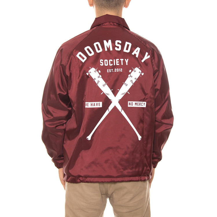 NO MERCY WINDBREAKER BURGUNDY 80829_4  DOOMSDAY 