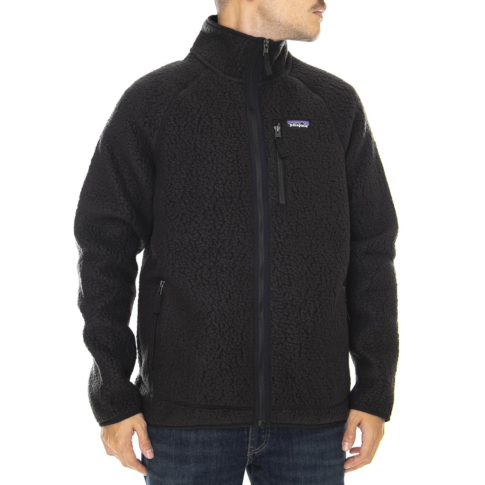 Retro Pile - Giacca Invernale Uomo Nera 22801-BLK  PATAGONIA 
